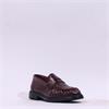 Wonders Eva Ruched Penny Loafer - Burgundy Leather